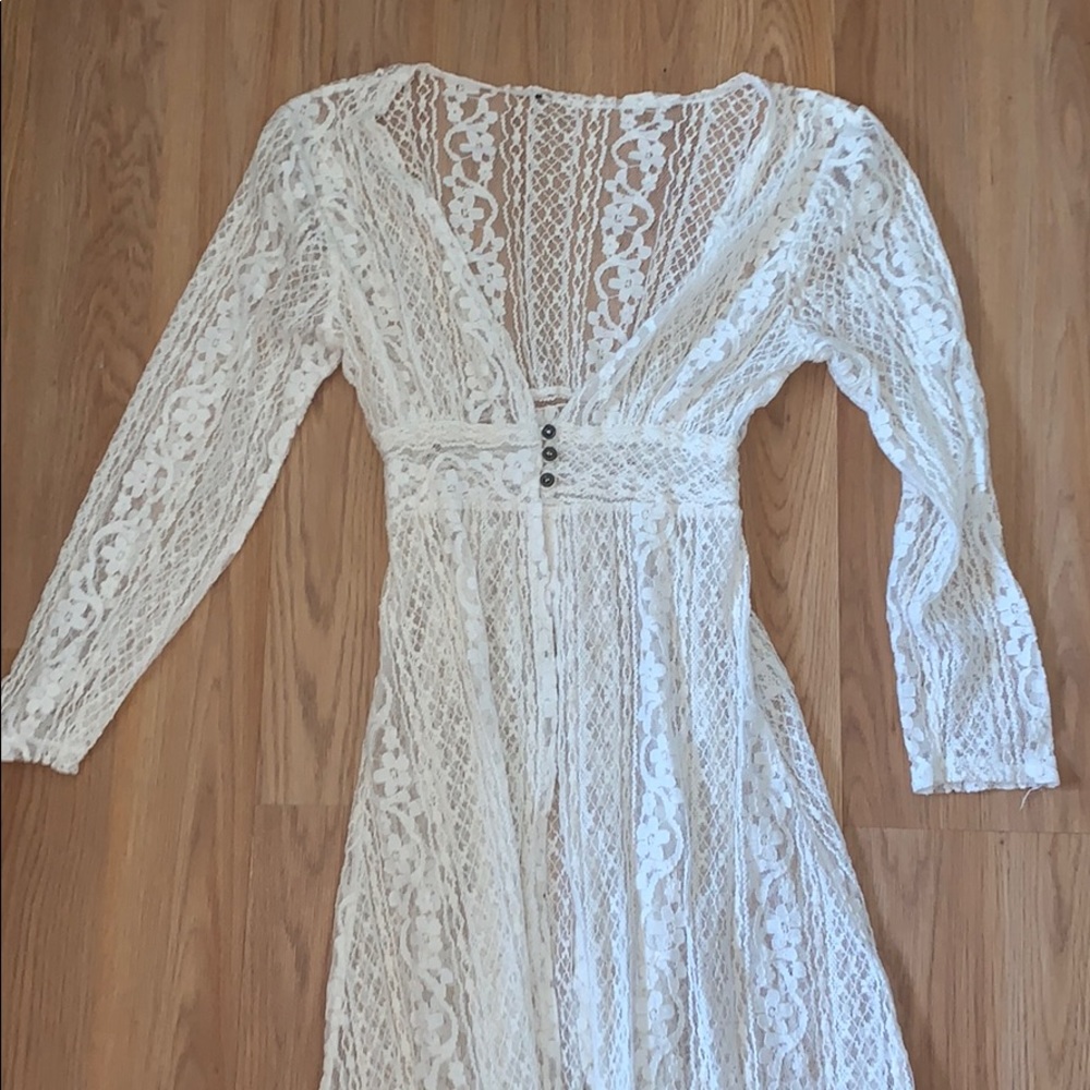 Vintage victorian lace dress